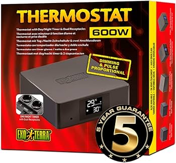 Amazon.com: Exo Terra Thermostat for Reptile Terrariums with Day